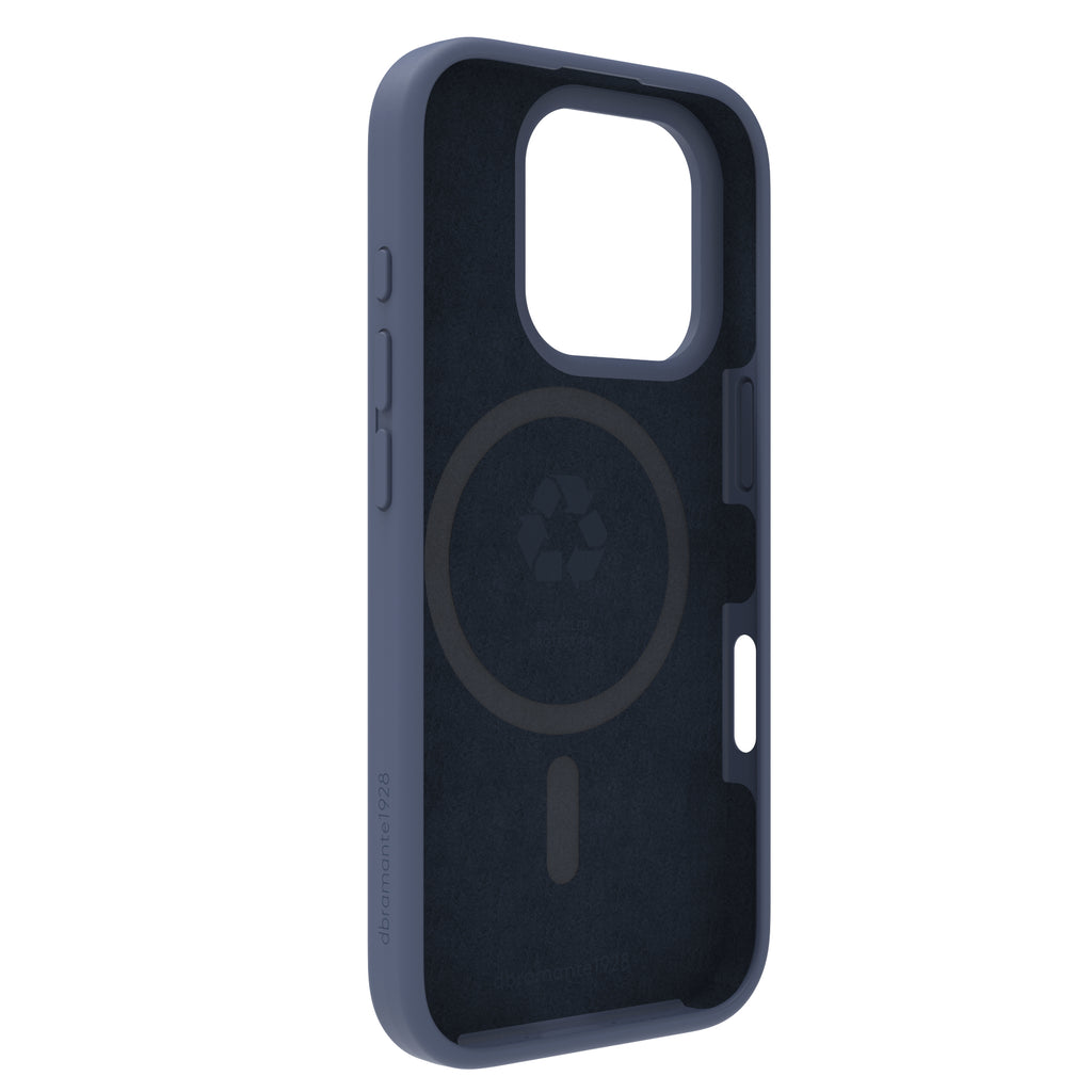 dbramante1928 Monaco MagSafe Coque de Protection pour iPhone 16 Pro 6.3", Bleu