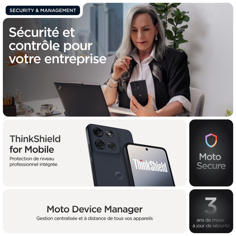 Motorola moto g56 5G 17,1 cm (6.72") Double SIM hybride Android 15 USB Type-C 8 Go 256 Go 5200 mAh Noir