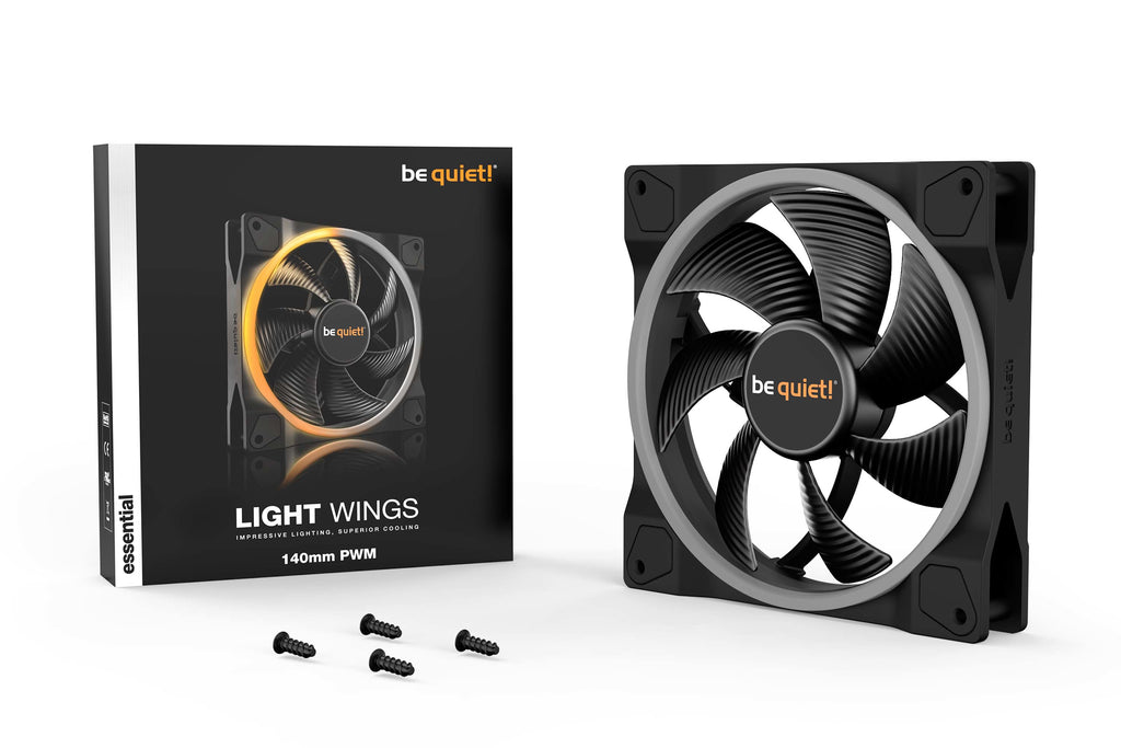 be quiet! Light Wings 140 mm PWM Ventilateur PC ARGB