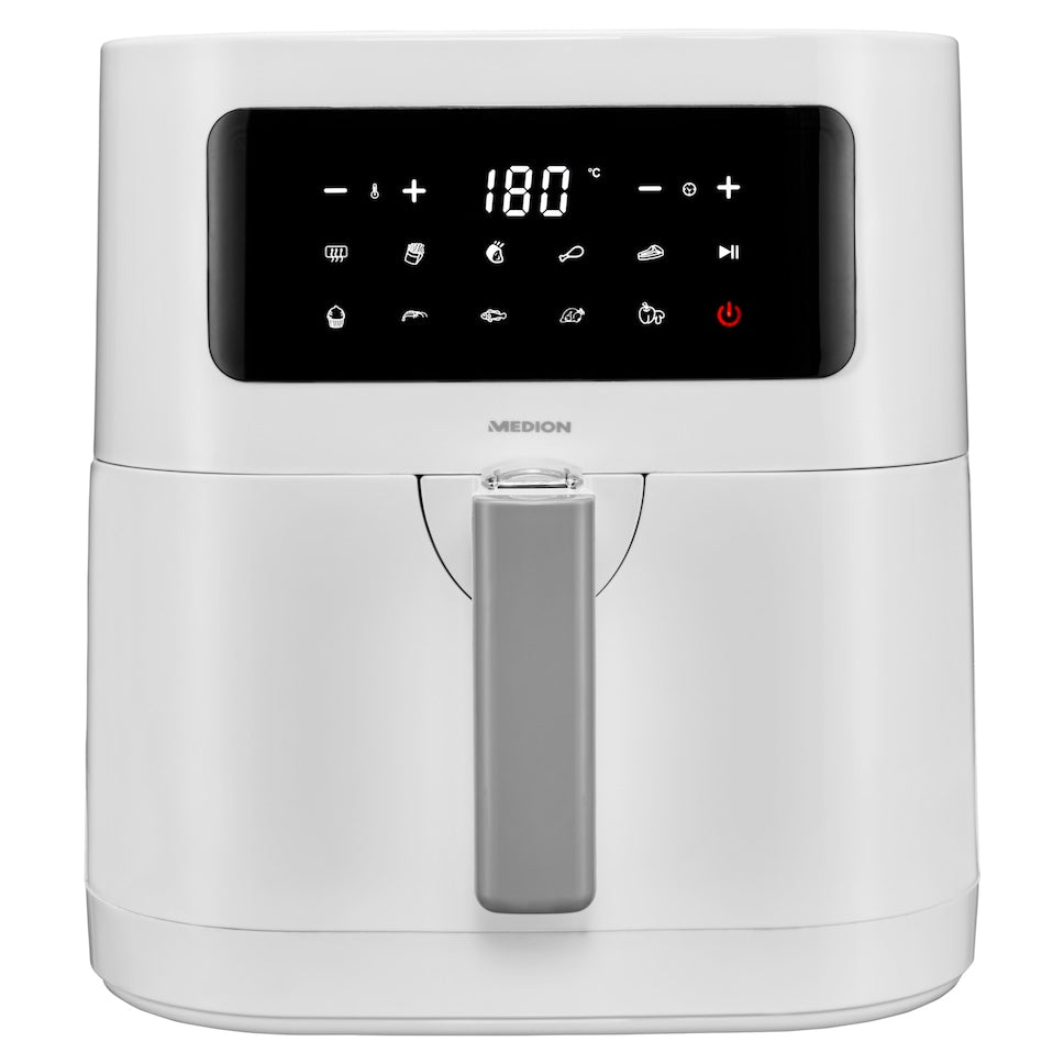 MEDION LIFE E40 XL Unique 5,2 L Autonome Friteuse d’air chaud Blanc