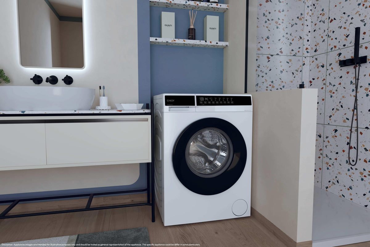 Candy Easy EY 27SB7-S machine à laver Charge avant 7 kg 1200 tr/min Noir, Blanc - vue 6