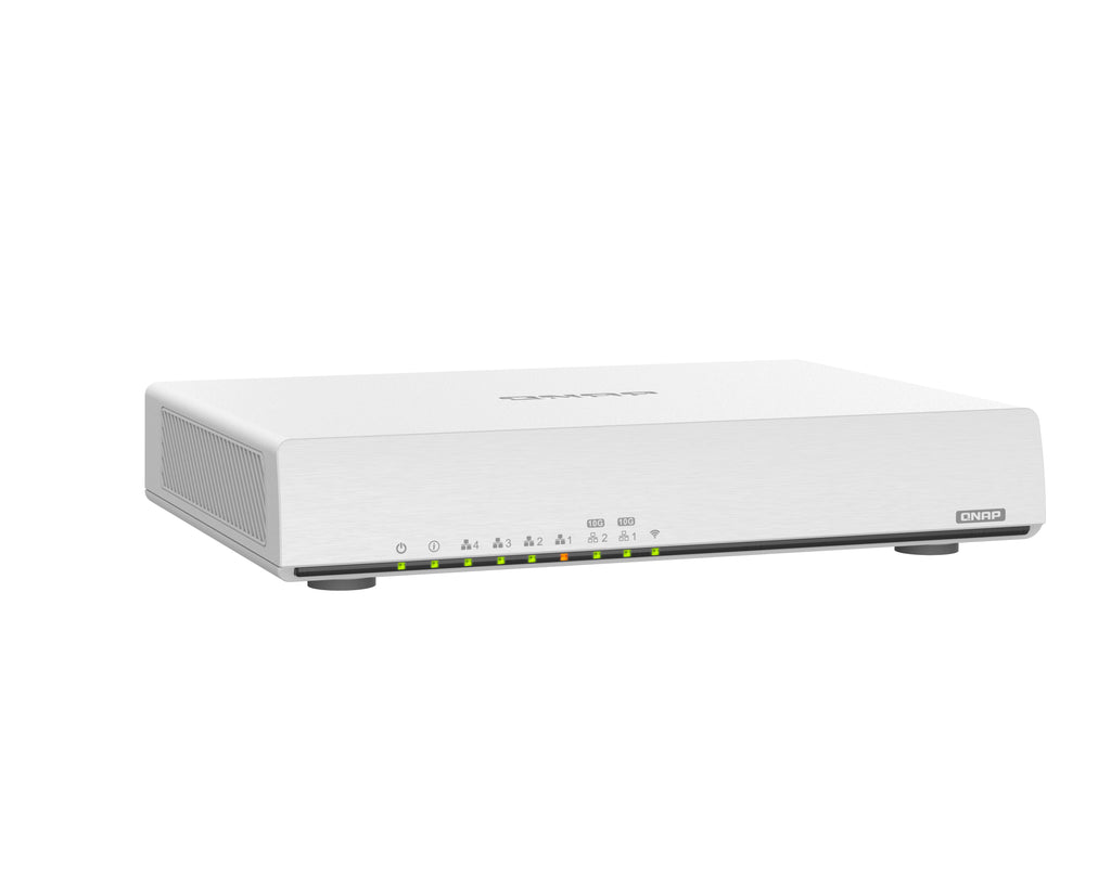 QNAP QHora-301W Routeur Sans Fil 10 Gigabit Ethernet Bi-bande 2,4 GHz / 5 GHz, Blanc