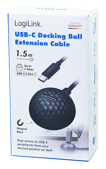 LogiLink CU0099 câble USB USB 3.2 Gen 1 (3.1 Gen 1) 1,5 m USB C 15 W Noir