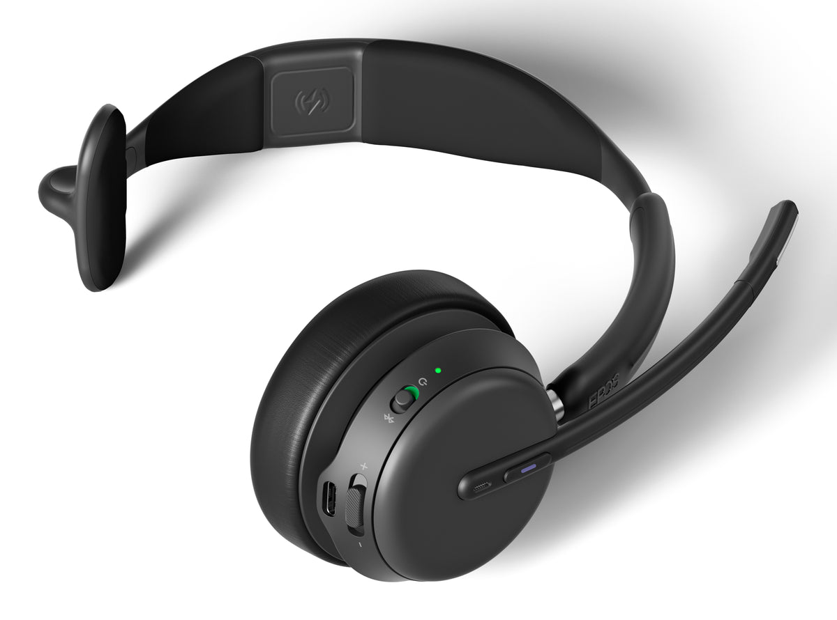 EPOS IMPACT 1030T Casque Sans Fil et Filaire, Supra-auriculaire, Noir