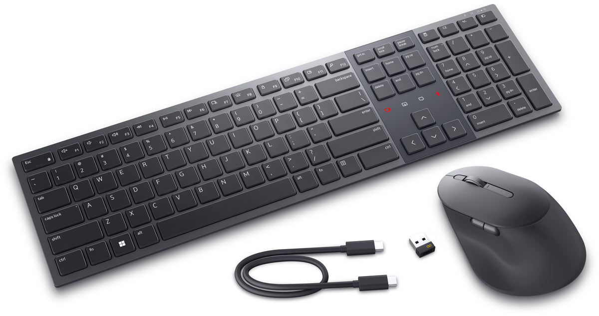 DELL Clavier et souris de collaboration Pro Premium - KM900 - nordique (QWERTY)