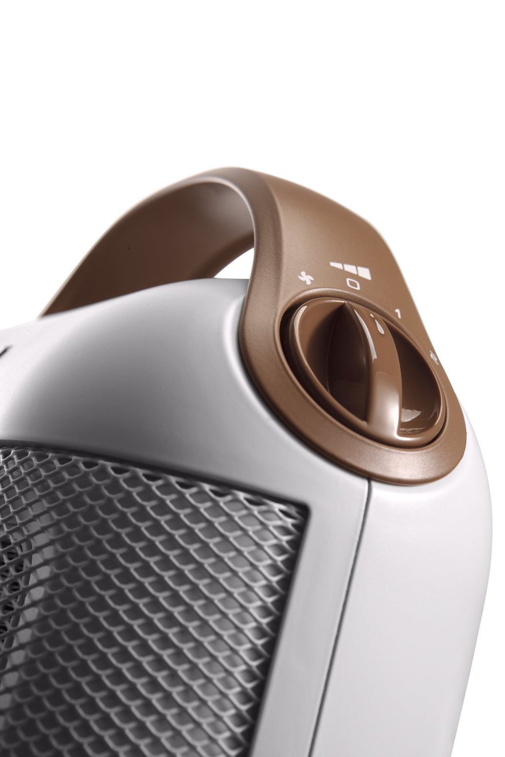 De’Longhi Capsule HFX30C18.IW Intérieure Marron, Blanc 1800 W Chauffage de ventilateur électrique - vue 2