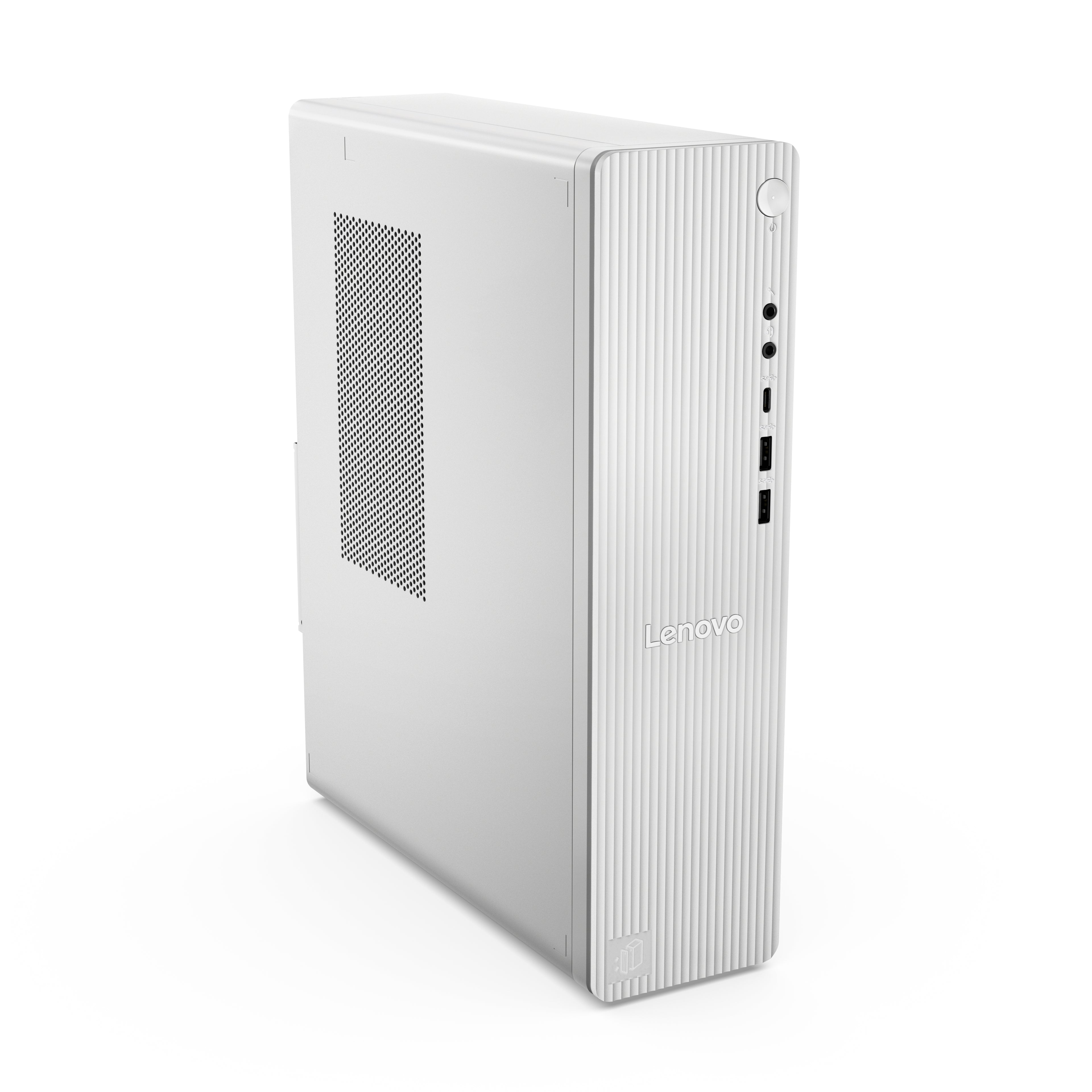 Lenovo IdeaCentre Tower 08AKP10 AMD Ryzen™ 5 220 8 Go DDR5-SDRAM 512 Go SSD Windows 11 Home SFF PC Gris