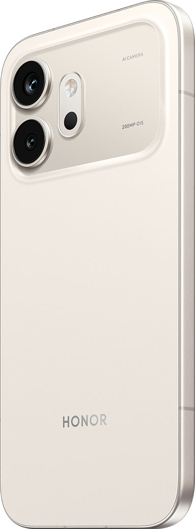 Honor 600 5G 16,7 cm (6.57") Double SIM Android 16.0 USB Type-C 8 Go 512 Go 6400 mAh Or, Blanc - vue 5