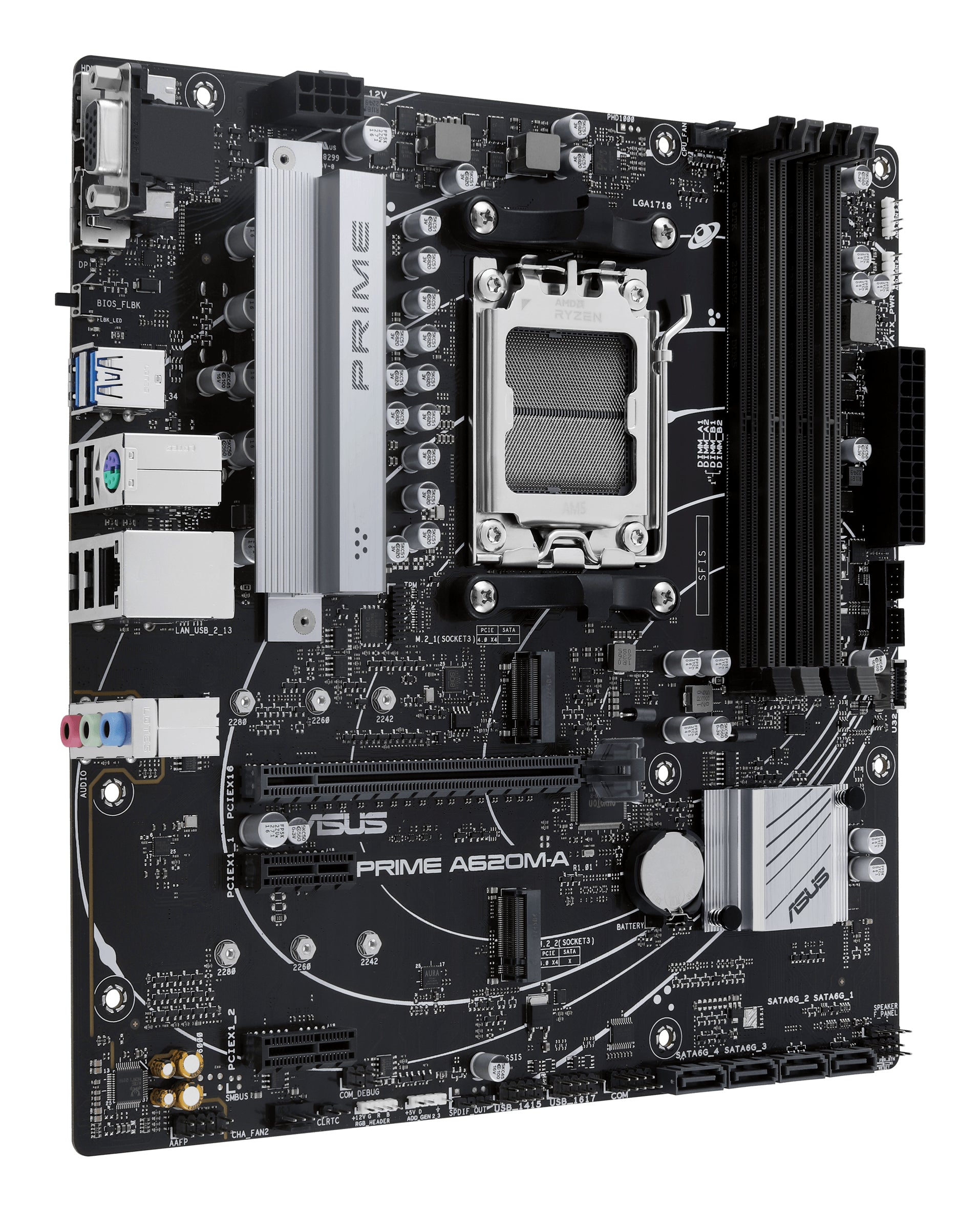 ASUS PRIME A620M-A-CSM AMD A620 Emplacement AM5 micro ATX