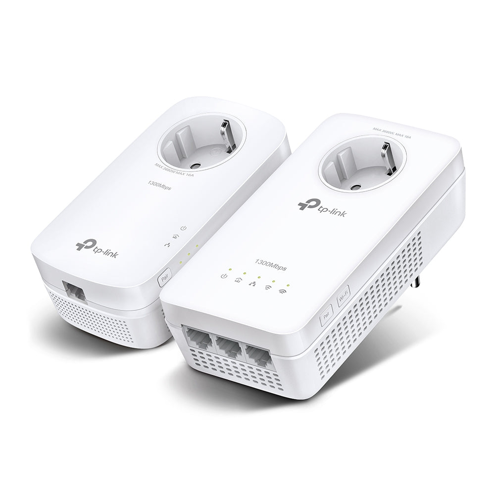 TP-Link TL-WPA1300P KIT 1300 Mbit/s Ethernet/LAN Wifi Blanc 2 pièce(s)