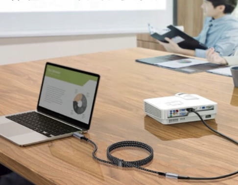 CÂBLE Rallonge USB-C femelle Thunderbolt 3 4K 60 Hz 10 Gbps 100 W 2 m Zenwire ZC-12