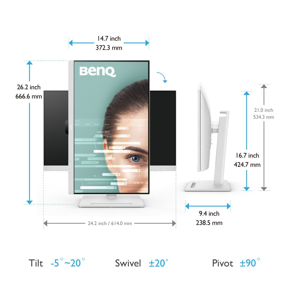 BenQ GW2790QT Écran PC 27" Quad HD 2560 x 1440 LED Blanc