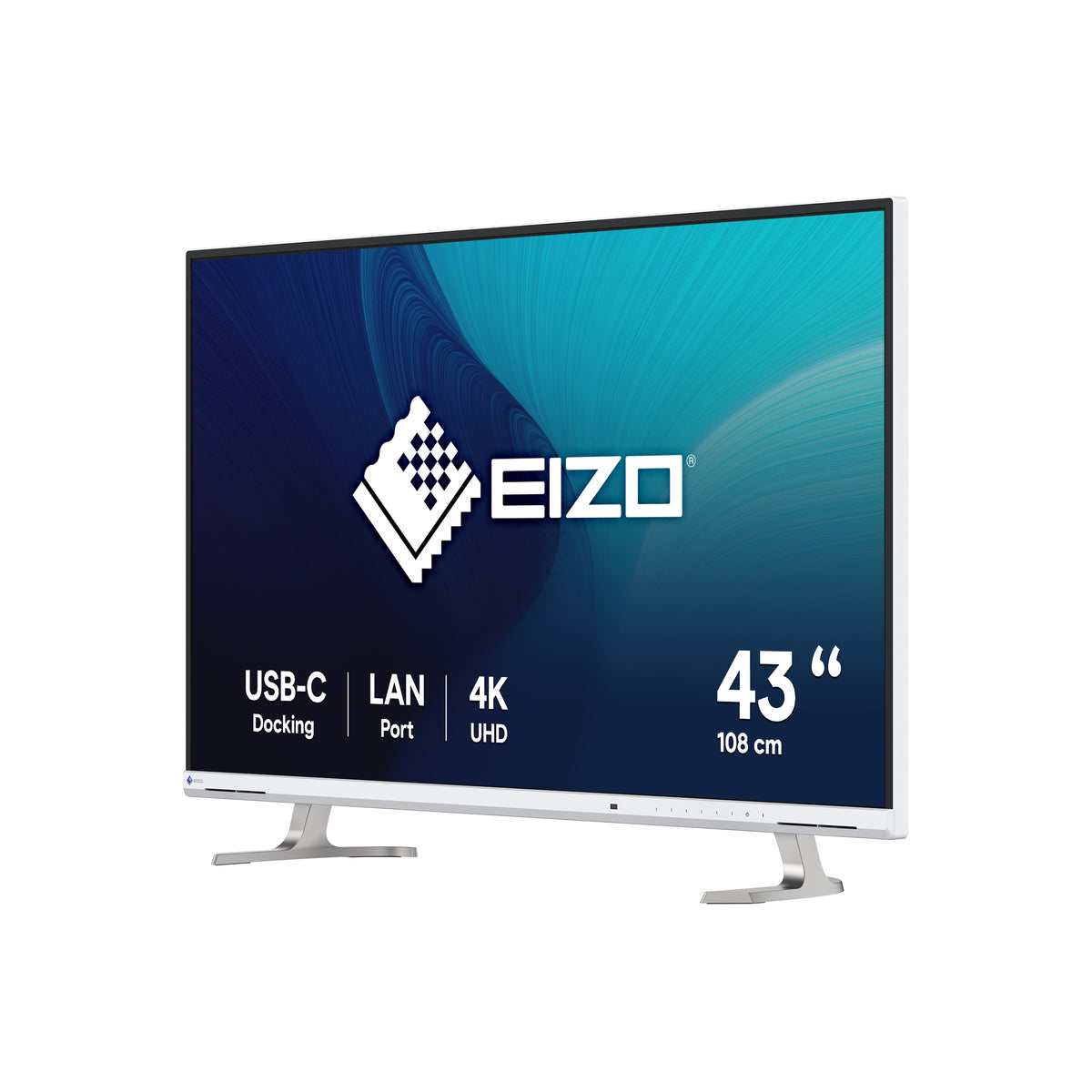 EIZO FlexScan EV4340X-WT écran plat de PC 108 cm (42.5") 3840 x 2160 pixels 4K Ultra HD LCD Blanc - vue 2