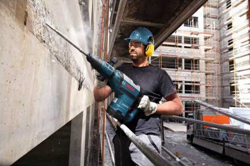 Bosch Bosch GSH 7 VC Noir, Bleu 1500 W