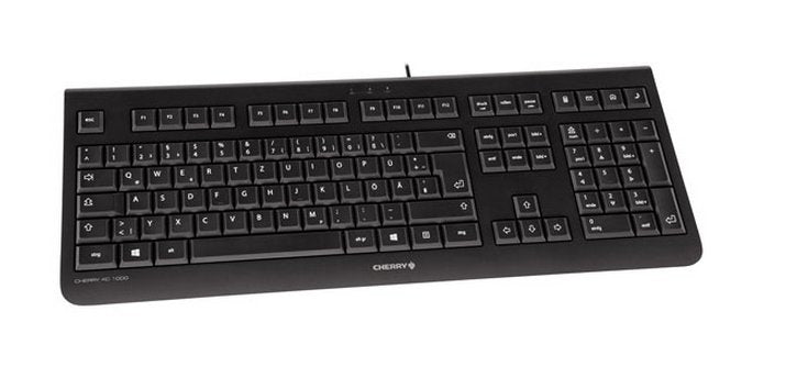 CHERRY KC 1000 clavier Bureau USB QWERTY Espagnole Noir
