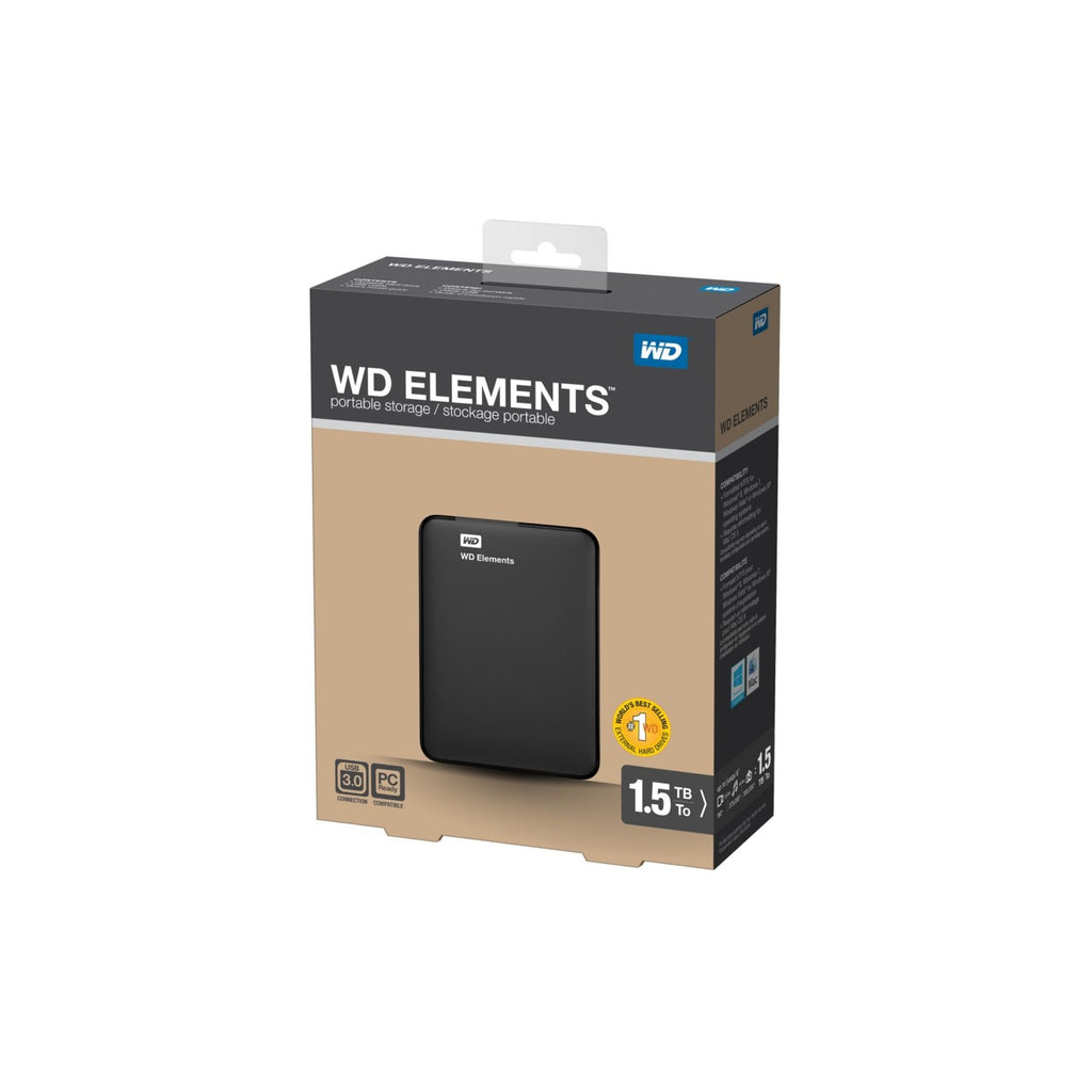 Western Digital Disque dur externe 2,5'' Elements 1,5 To