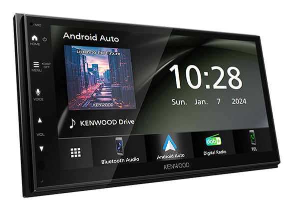 Kenwood DMX6523DABS Récepteur Multimédia Voiture Noir, Wifi, Bluetooth
