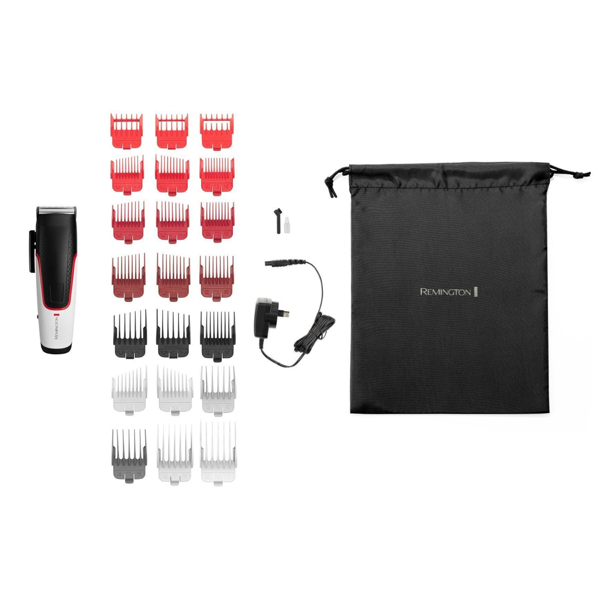 Remington Tondeuse HC500 - Blanc/Noir/Rouge