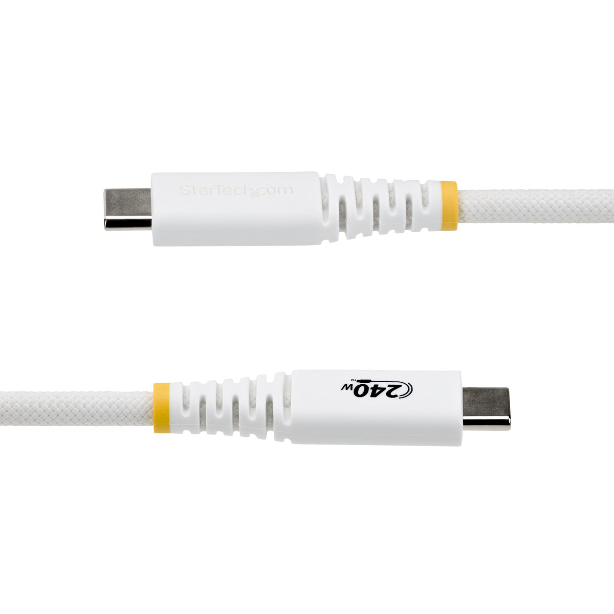 StarTech.com Câble de Recharge USB-C 1m PD EPR 240W 5A USB 2.0 Certifié USB-IF - Blanc - vue 3