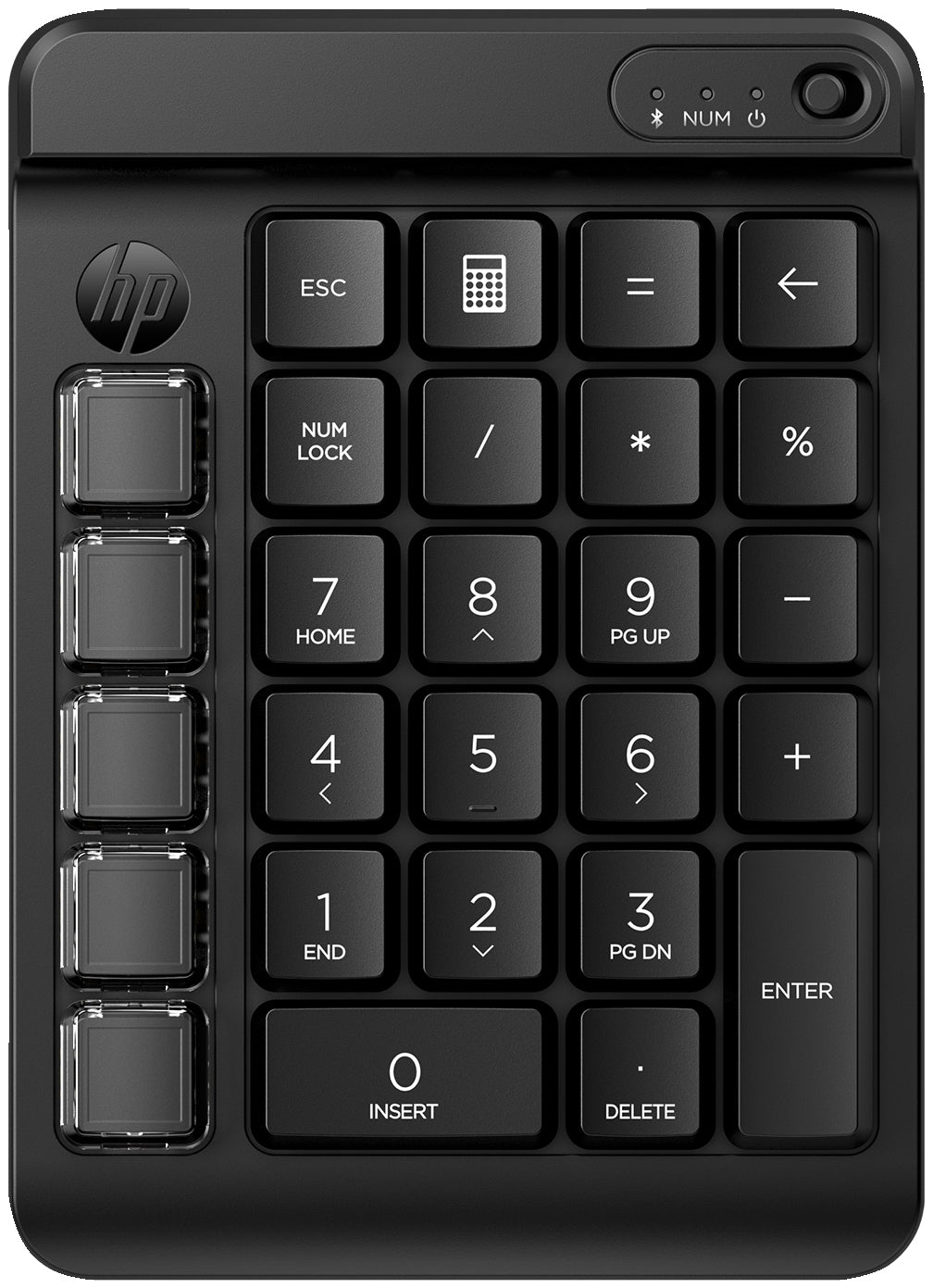 Clavier Numérique Sans Fil Programmable HP 435, Bluetooth, Mécanique, Noir