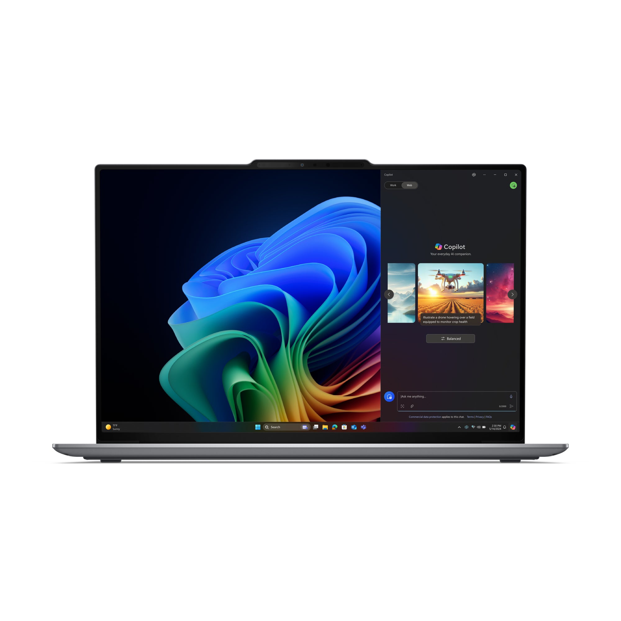 Lenovo ThinkPad X9-15 Gen 1 Aura Edition Copilot+ PC Intel Core Ultra 5 228V Ordinateur portable 38,9 cm (15.3") 2.8K 32 Go LPDDR5x-SDRAM 512 Go SSD Wi-Fi 7 (802.11be) Windows 11 Pro Nordique Gris