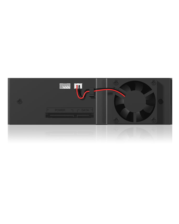 ICY BOX IB-170SK-B 13,3 cm (5.25") Plateau de stockage de disques Noir