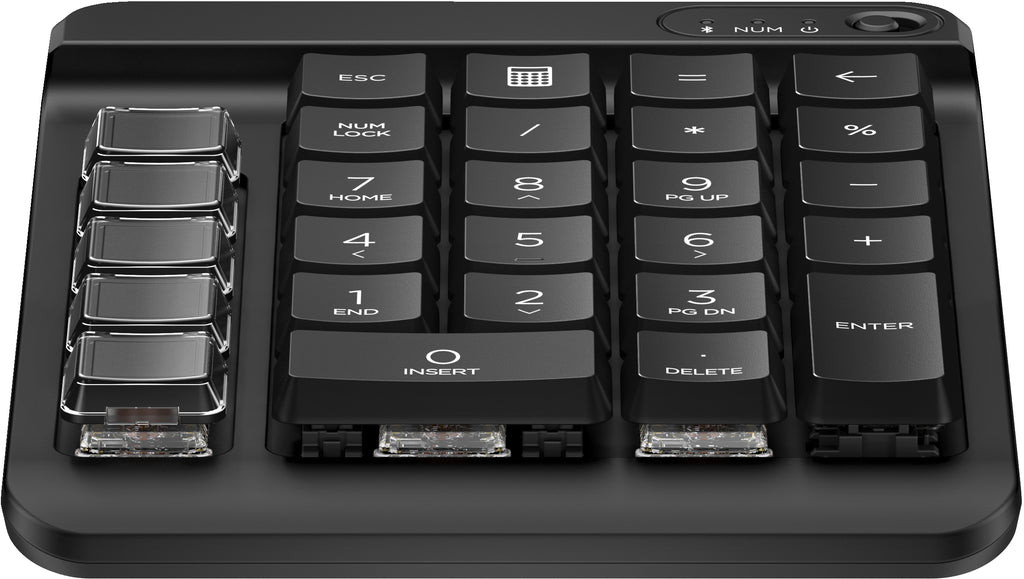 Clavier Numérique Sans Fil Programmable HP 435, Bluetooth, Mécanique, Noir