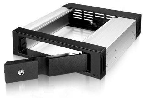 ICY BOX IB-158SSK-B 13,3 cm (5.25") Panneau de support Noir