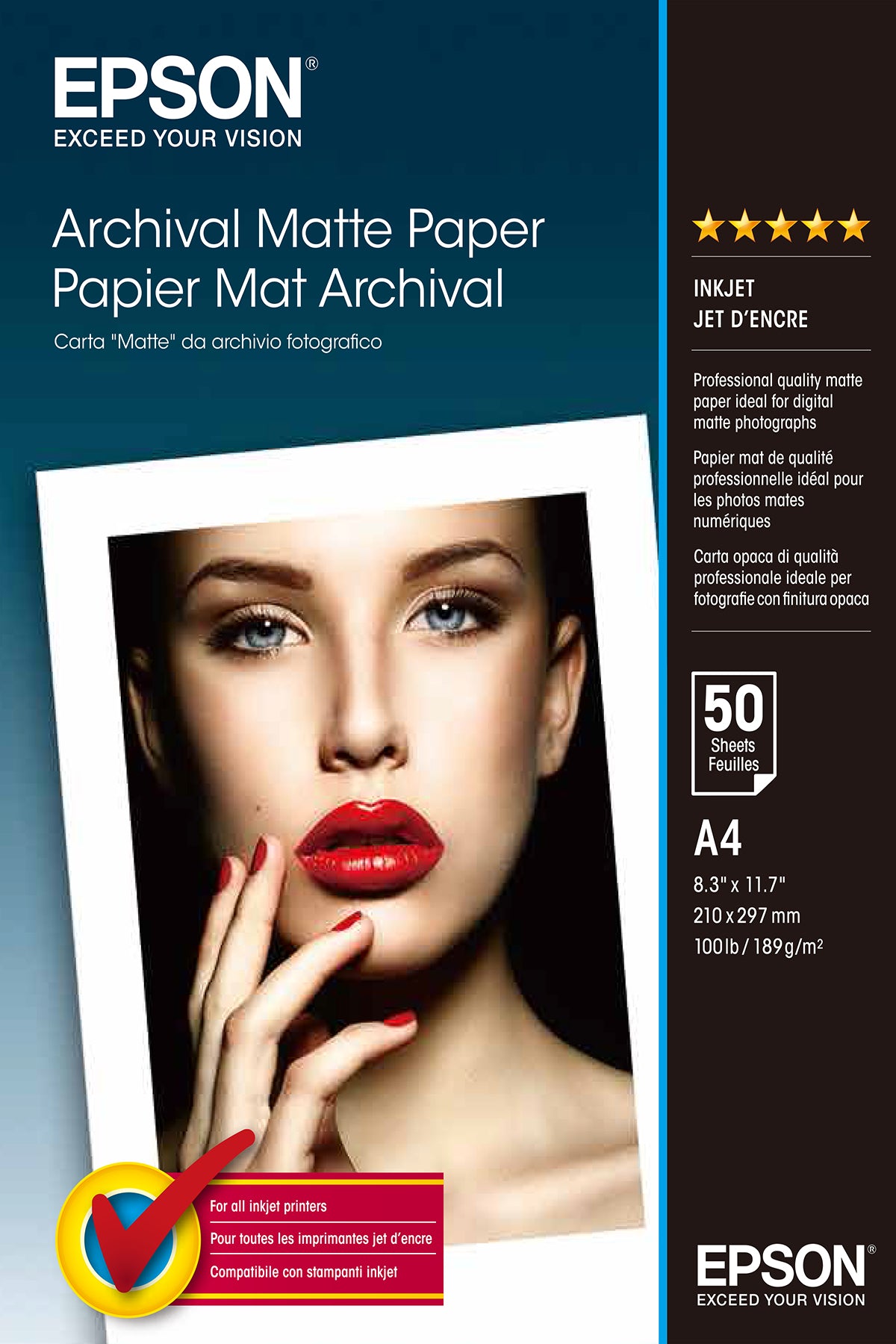Epson Archival Matte Paper - A4 - 50 Feuilles