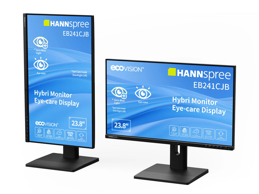 Hannspree Hybri EB241CJB Moniteur PC 23.8" Full HD 1920 x 1080 LCD Noir