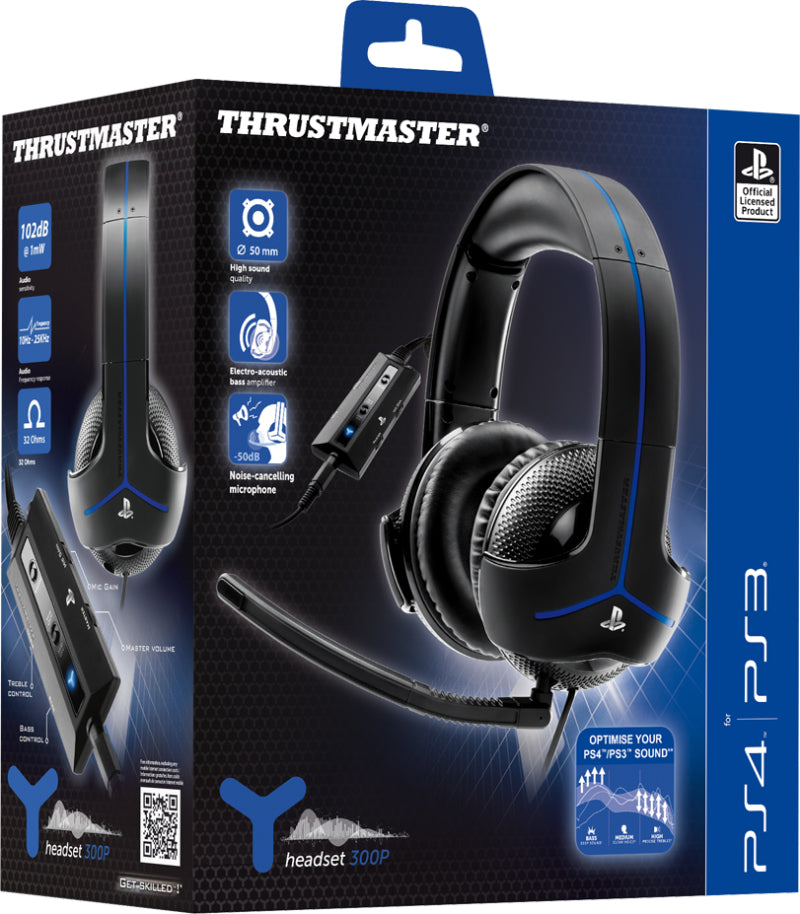 Thrustmaster Y-300P Casque Avec fil Arceau Gaming Noir