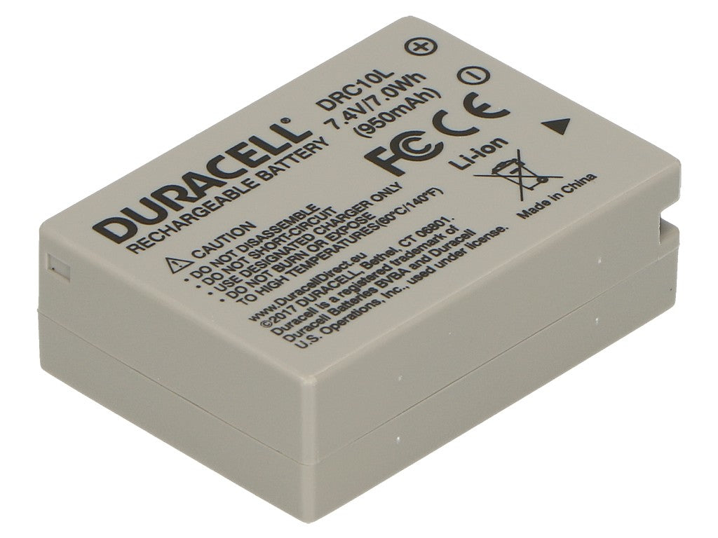 Duracell DRC10L batterie de caméra/caméscope Lithium-Ion (Li-Ion) 950 mAh
