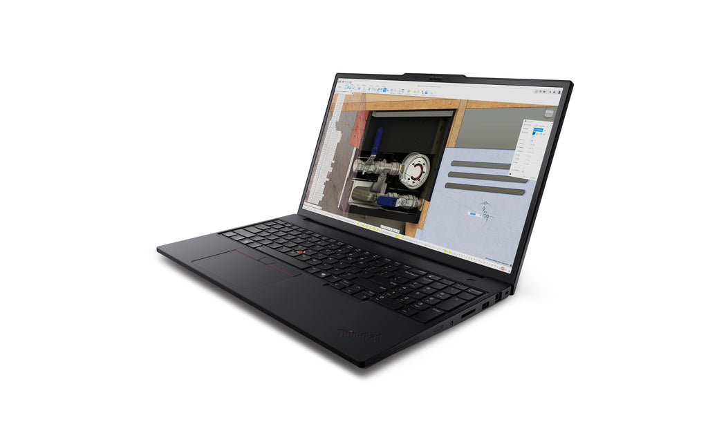 Lenovo ThinkPad P16v Gen 3 (Intel) Intel Core Ultra 7 255H Station de travail mobile 40,6 cm (16") WUXGA 32 Go DDR5-SDRAM 1 To SSD NVIDIA RTX PRO 1000 Blackwell Wi-Fi 7 (802.11be) Windows 11 Pro Nordique Noir