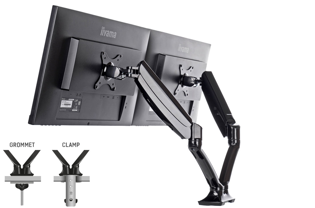 iiyama DS3002C-B1 Support d'Écran Plat pour Bureau 27 pouces, Noir