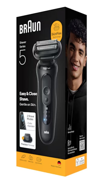 Braun Series 5 52-N1200S Rasoir à grille Tondeuse Noir
