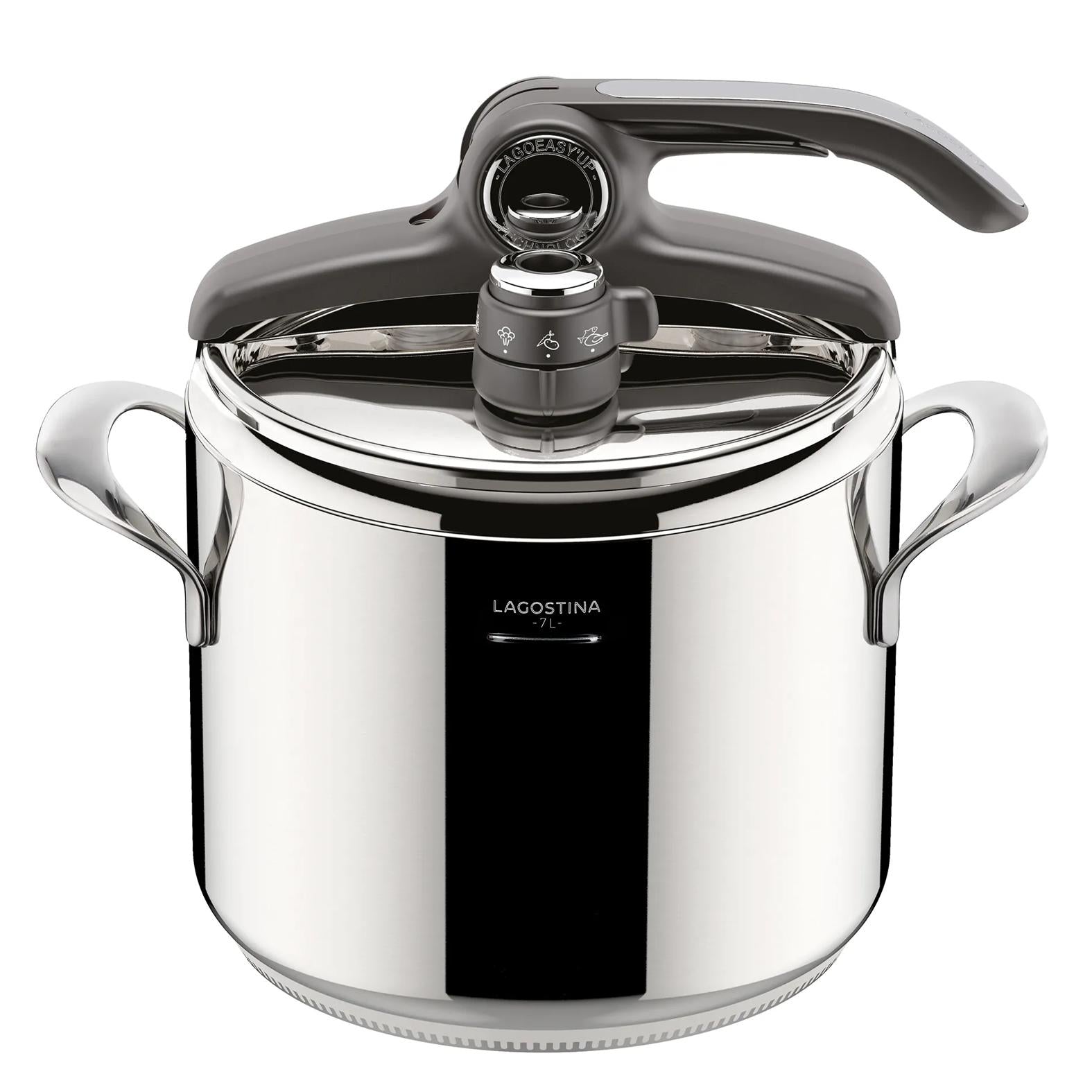 Lagostina Diva 012022010507 autocuiseur pour cuisinière 7 L Acier inoxydable