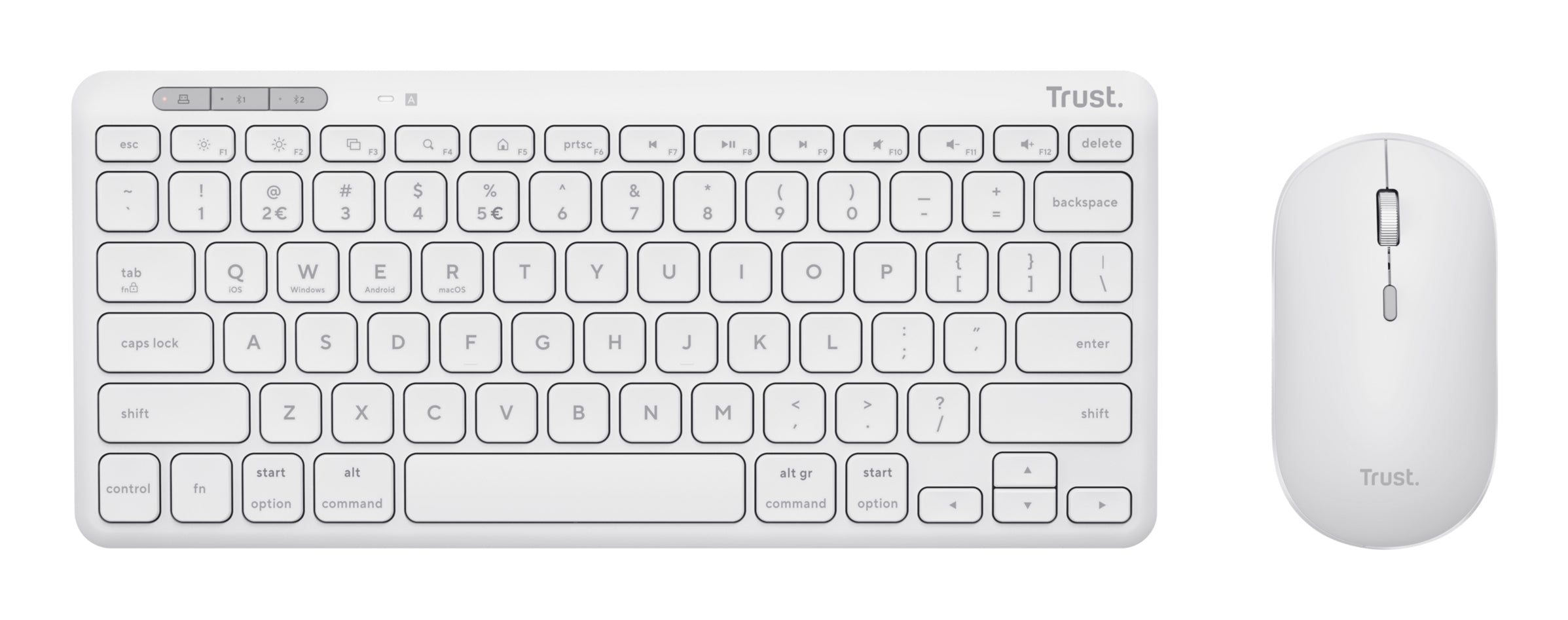 Trust Lyra Clavier et souris sans fil multi-appareils