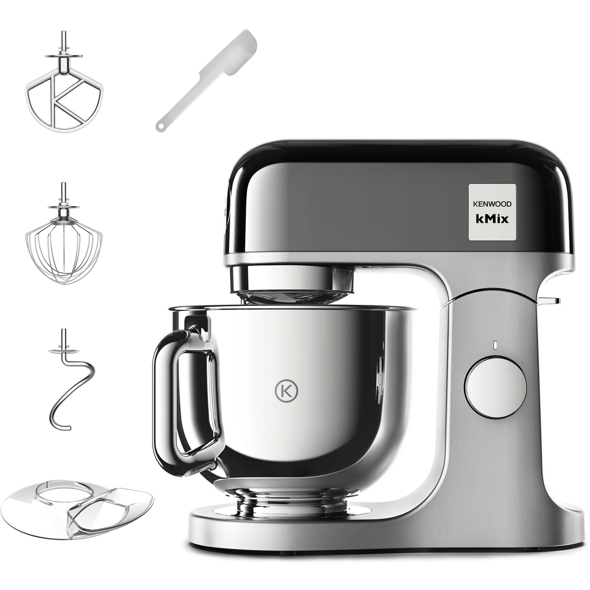 Kenwood kMix Special Edition robot de cuisine 1000 W 5 L Noir, Chrome
