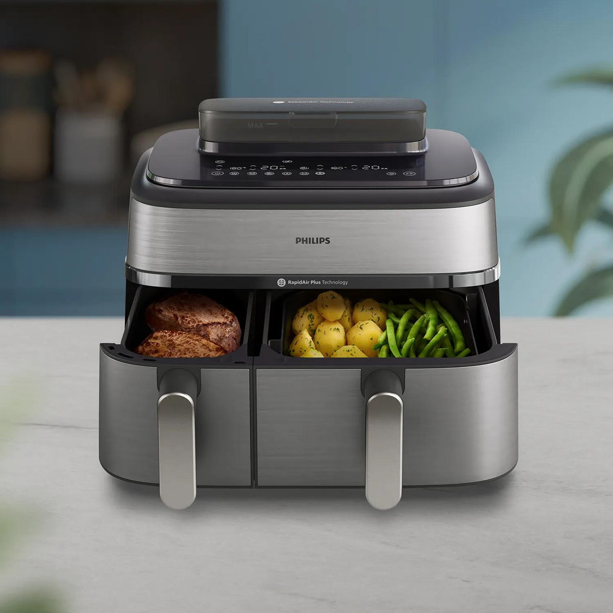 Philips Série 5000 Airfryer Double Bac à Vapeur 9L