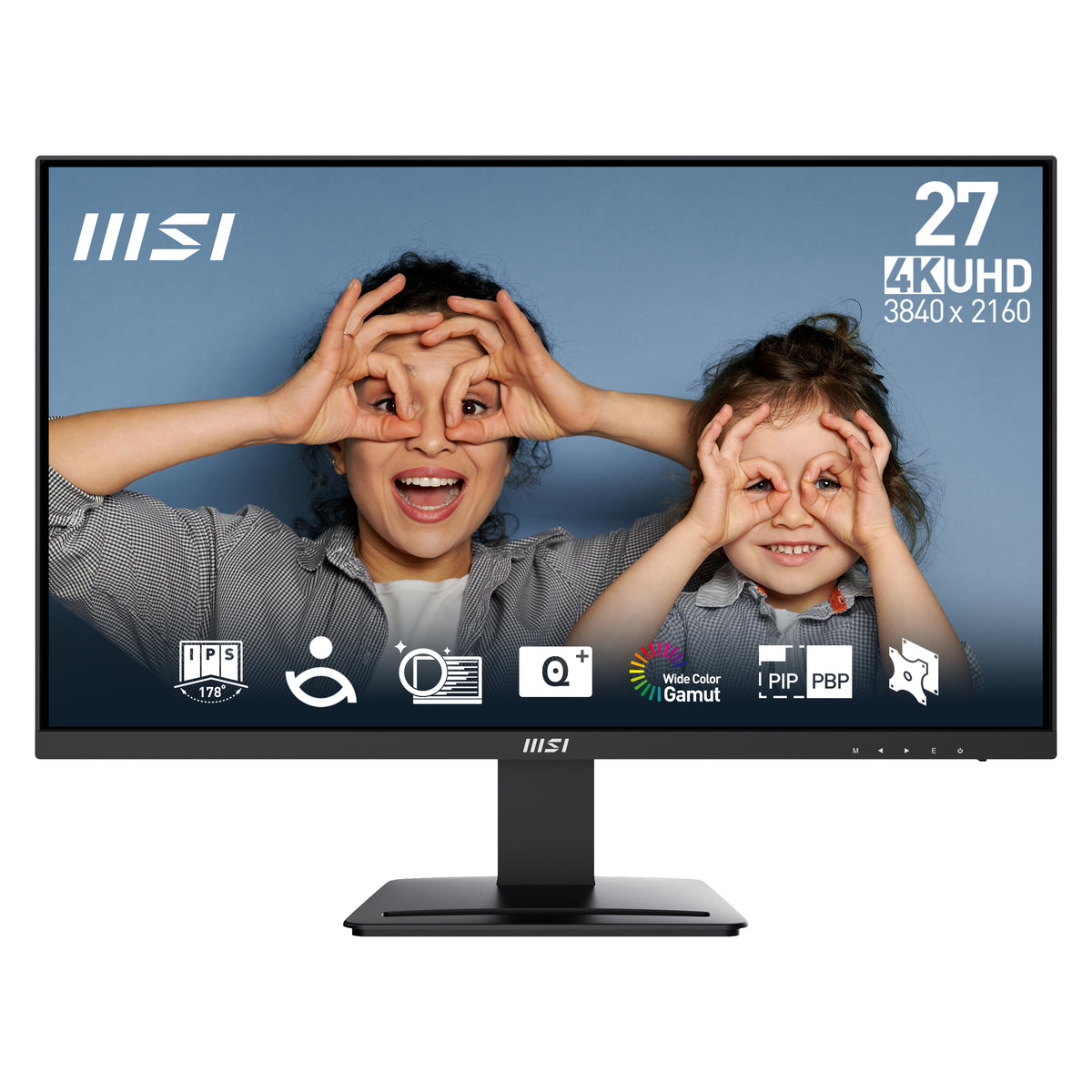 MSI Pro MP273UDE Écran PC 27" 4K Ultra HD 3840 x 2160 pixels Noir