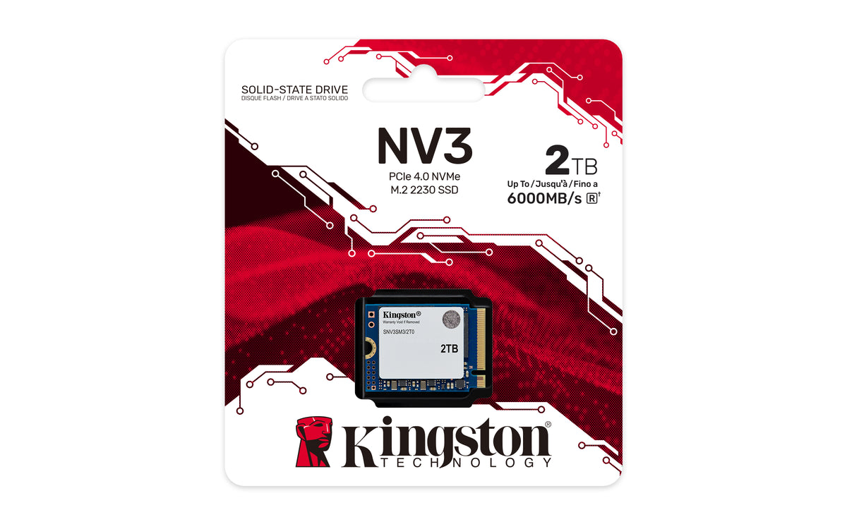 Kingston Technology NV3 2000 Go SSD M.2 2230 NVMe PCIe 4.0