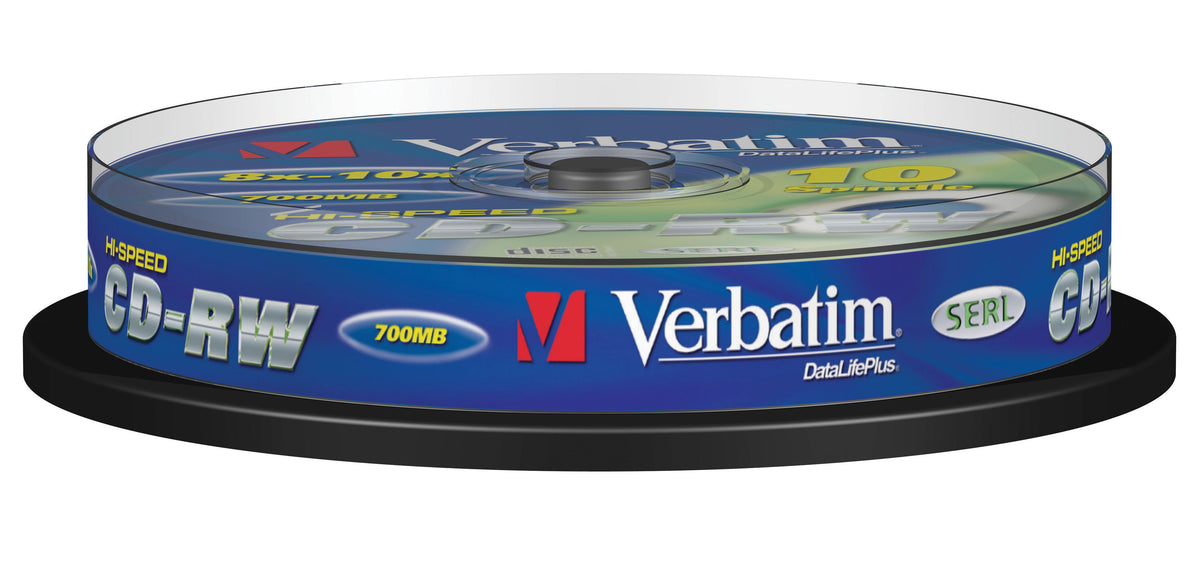 Verbatim CD-RW 12x 700 Mo 10 pièce(s)