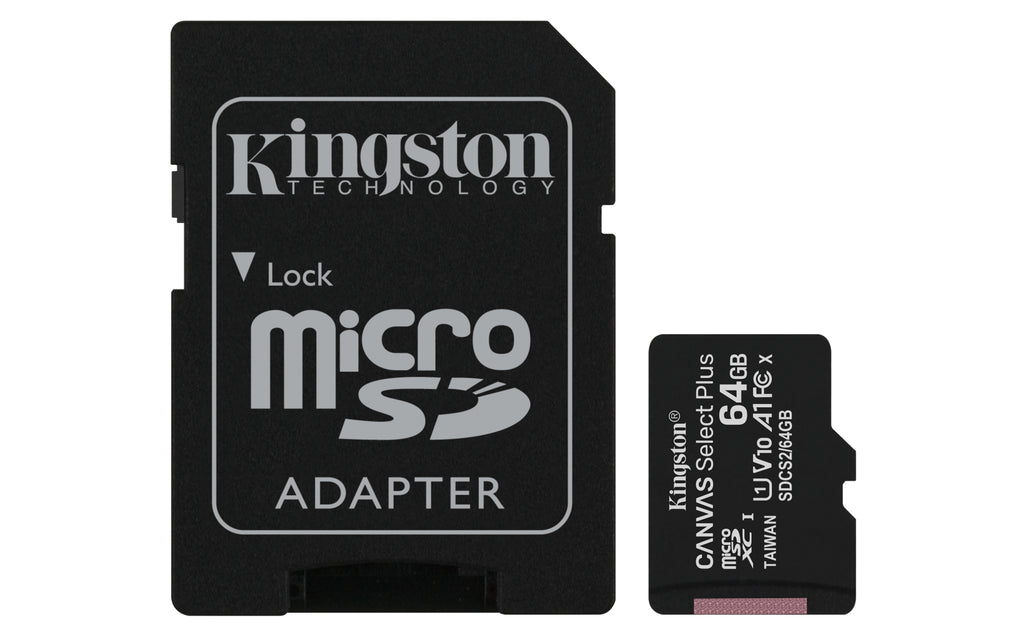 Kingston Canvas Select Plus microSDXC 64GB 100MB/s