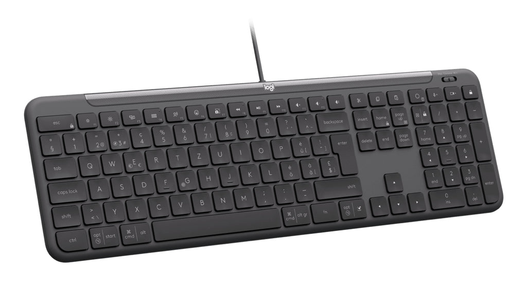Logitech Signature Slim Wired K620 for Business Tastatur Saks Kablet Internationalt engelsk