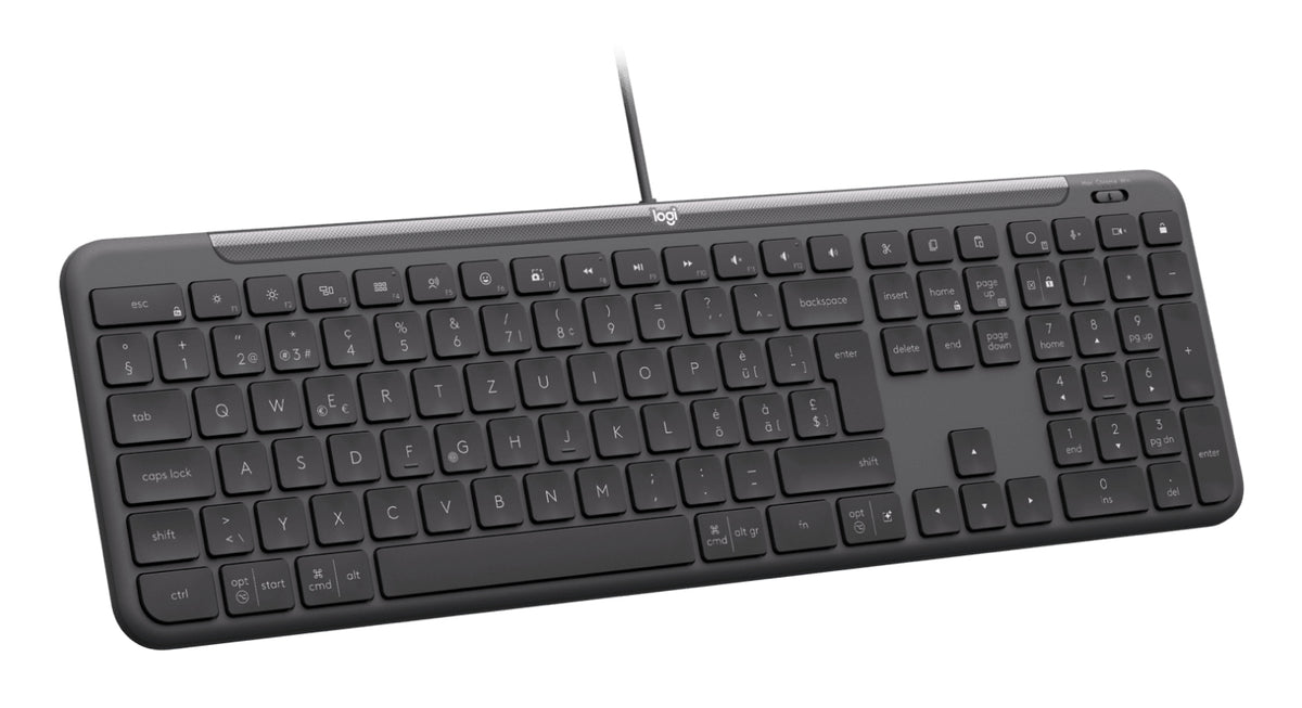 Logitech Signature Slim Wired K620 for Business Tastatur Saks Kablet Internationalt engelsk
