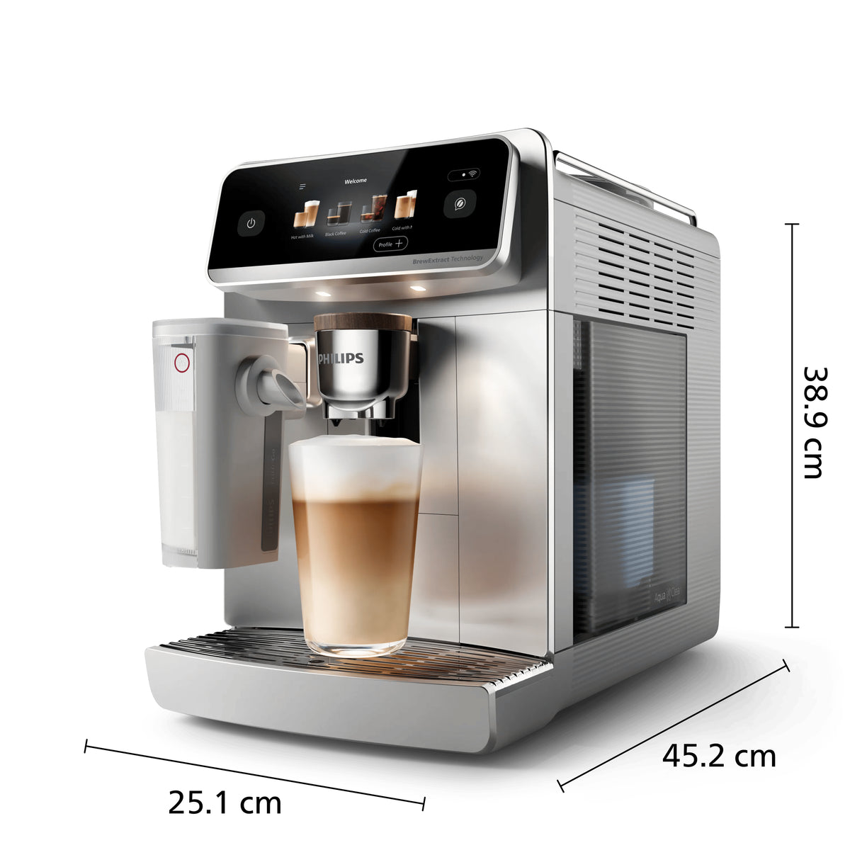 Philips Café Aromis Série 8000, Machine à Café à Grain avec LatteGo Pro et Écran Tactile