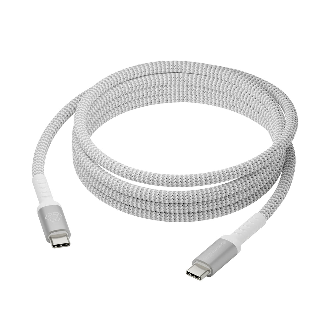 Câble USB-C vers USB-C 2.0, 2,5 m, 0,48 Gbit/s, Blanc, CB25CCGR7120