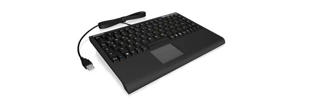 KeySonic ACK-540U+ (DE) clavier Bureau USB QWERTZ Allemand Noir