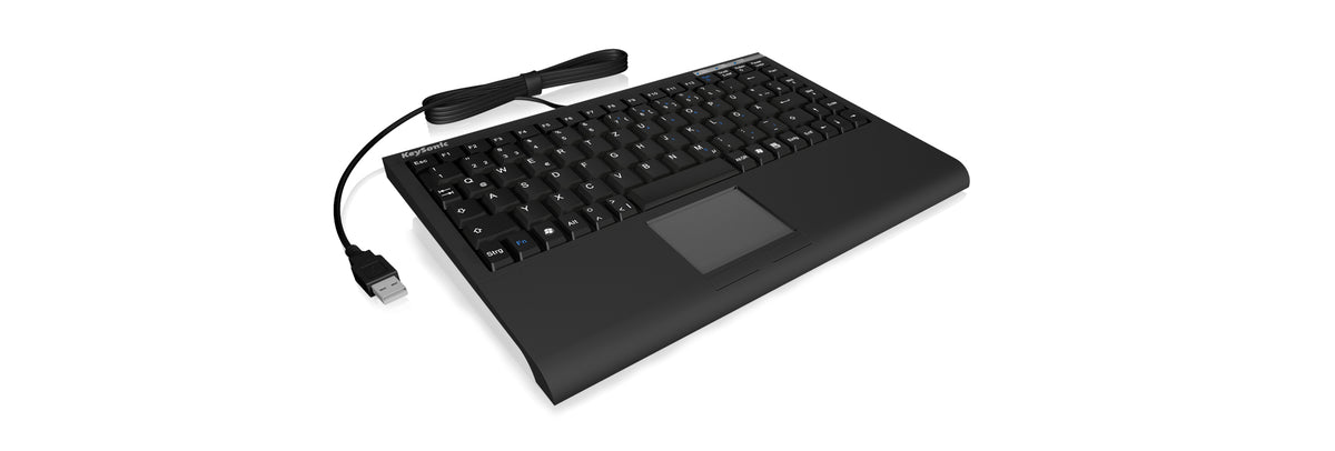 KeySonic ACK-540U+ (DE) clavier Bureau USB QWERTZ Allemand Noir