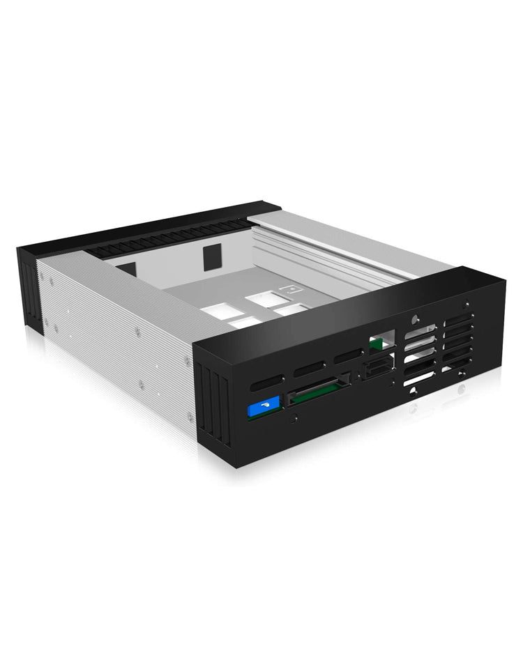 ICY BOX IB-129SSK-B 13,3 cm (5.25") Panneau de façade Noir